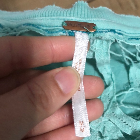 Free People green tee size medium - Picture 5 of 5